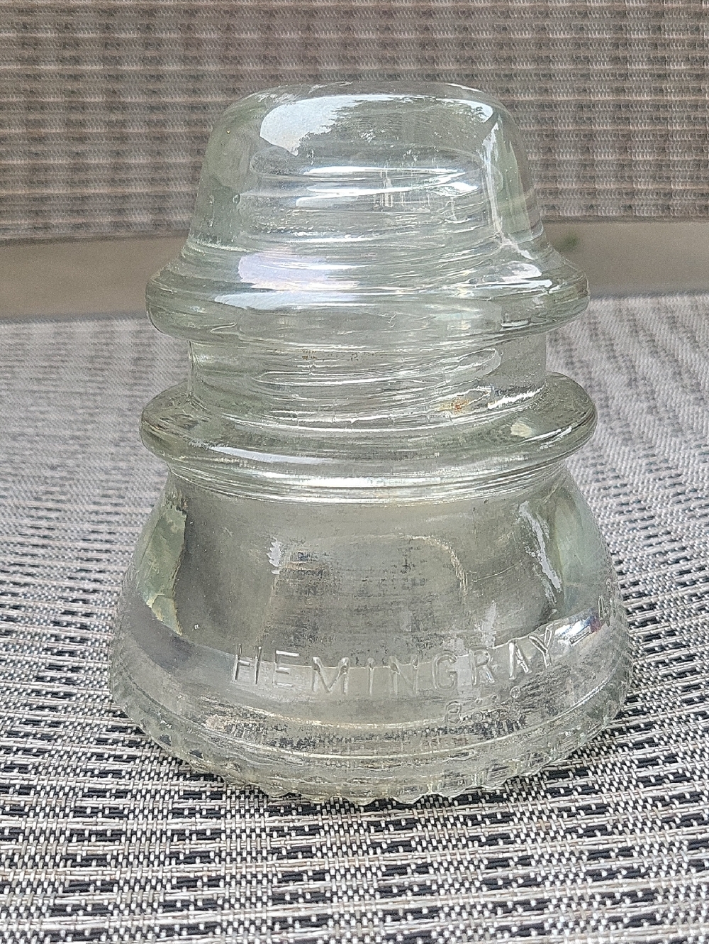 Hemingray - 42 Clear Glass Insulator